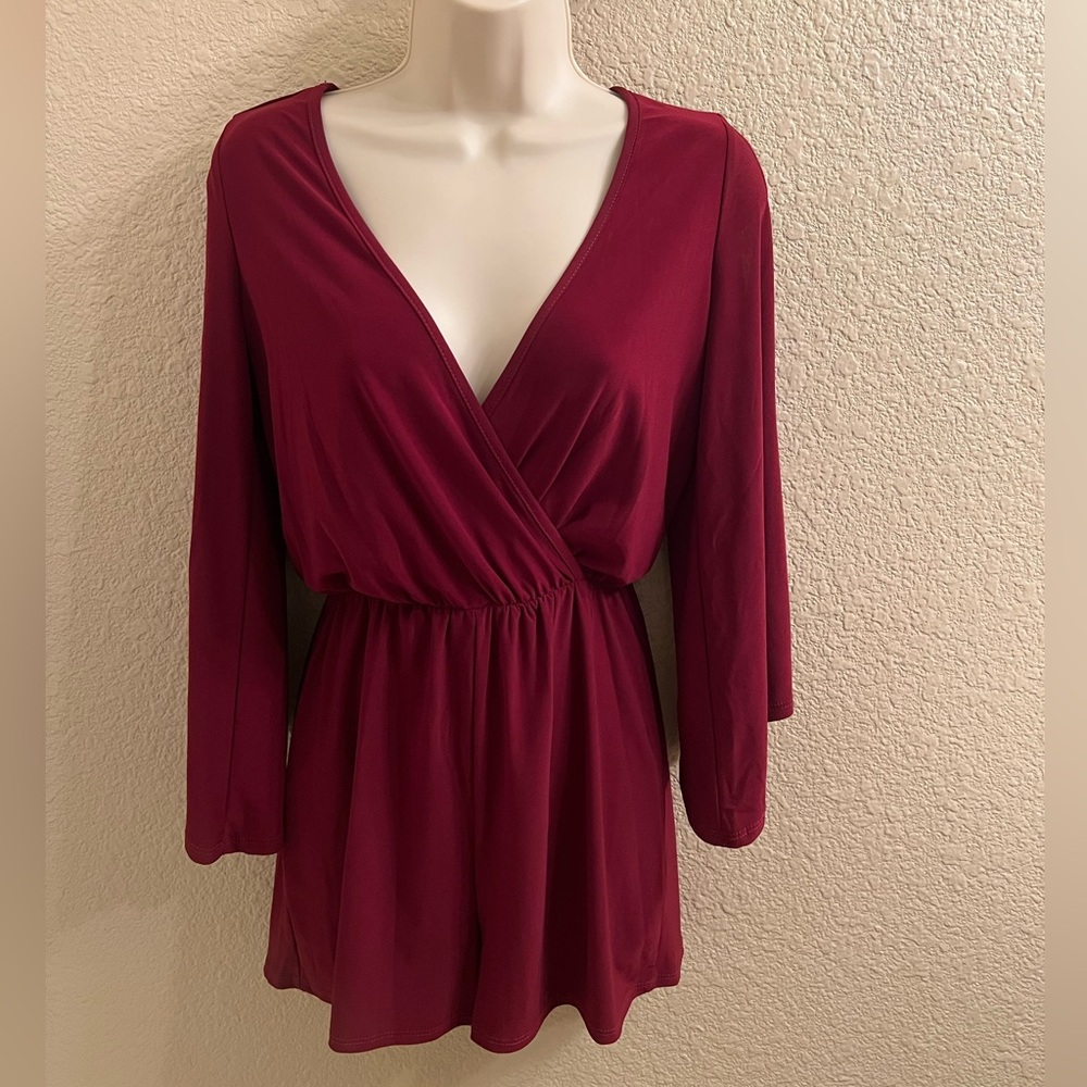 Charlotte Russe Red Romper Sz.XS
